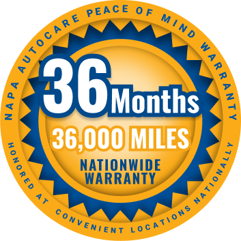 36 Months / 36,000 Miles Warranty Badge | R & L Service Center